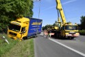 LKW in Boeschung A 3 Rich Frankfurt Hoehe Roesrath Lohmar P163